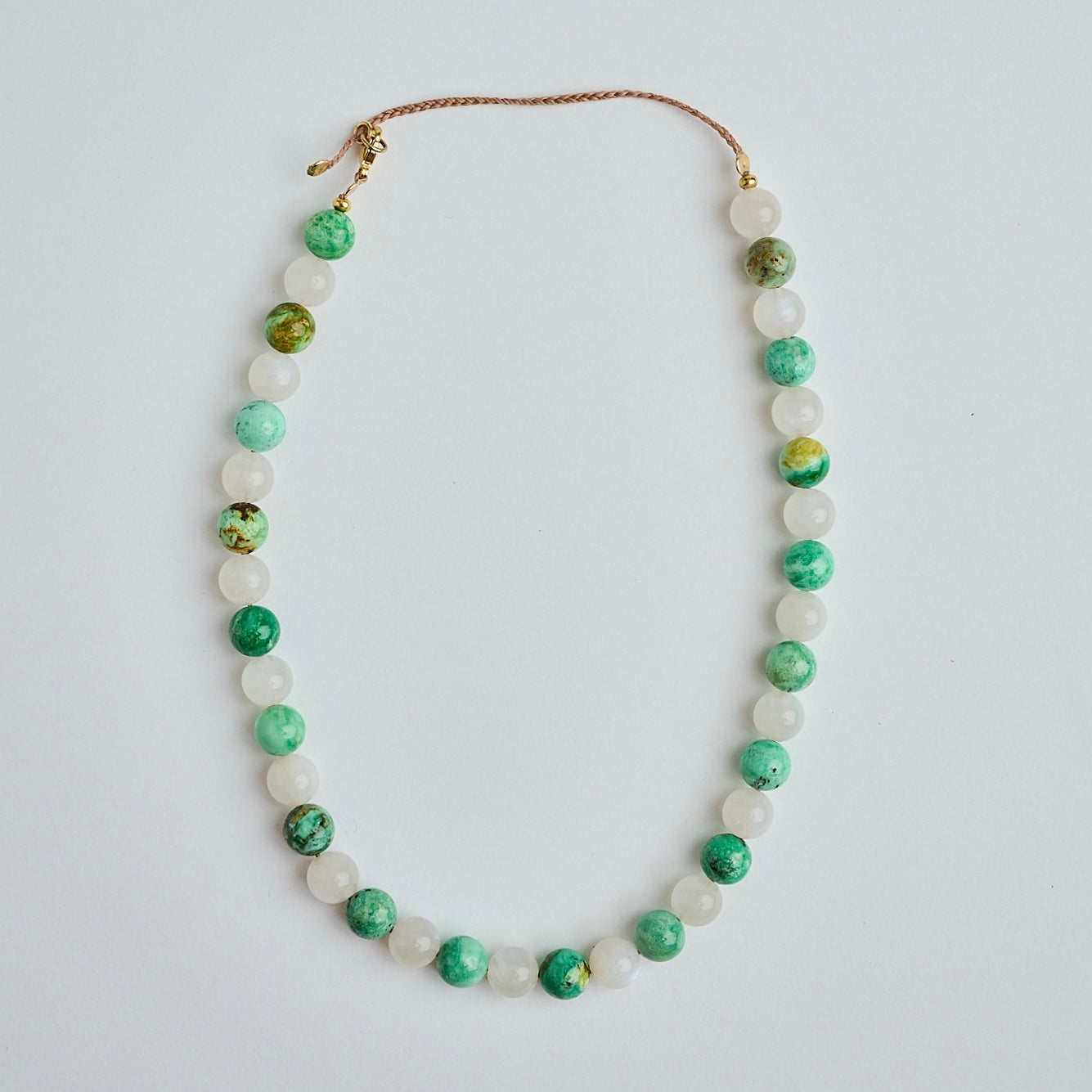 Two-Toned Rafa Gemstone Necklace