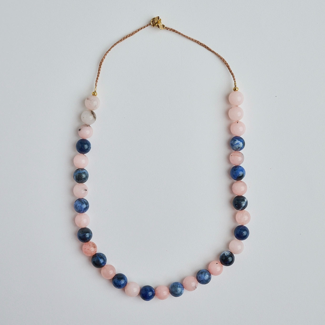 Two-Toned Rafa Gemstone Necklace