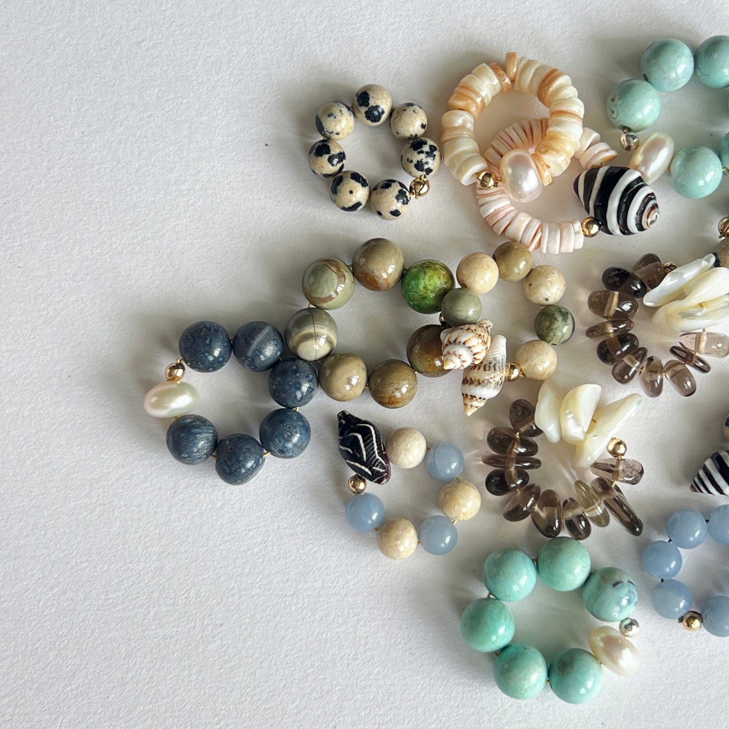 St Tropez Bead Bloom Necklace